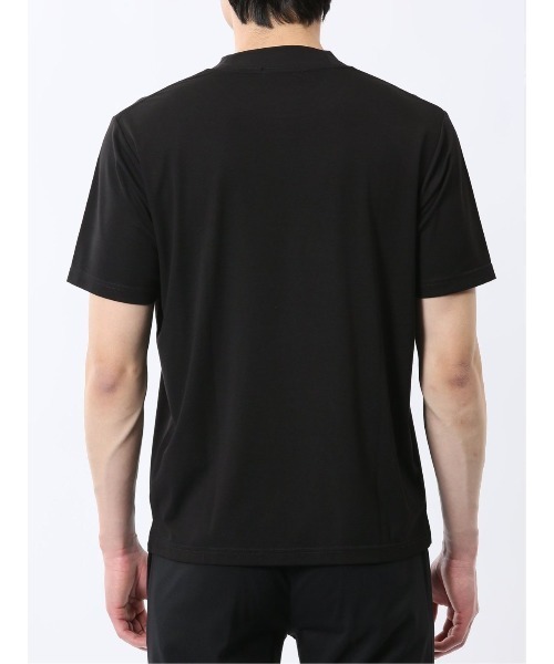 TAKA-Q（タカキュー）の「【接触冷感 ストレッチ】タカキュー スロープネック 半袖Tシャツ（Tシャツ/カットソー・メンズ・ネイビー/ブラック/グレー/ホワイト・MEDIUM/LARGE/X-LARGE/S）」の22枚目の写真