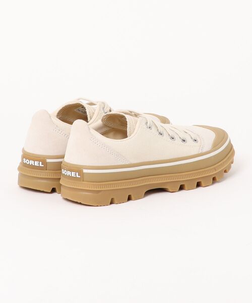 SOREL（ソレル）の「【SOREL】SCOUT N ABOUT LOW SNEAKER（ソレル　スカウトアンドアバウト　ロウスニーカー）厚底キャンバススニーカー　NL5244（スニーカー・レディース・ライトベージュ/ピンク系その他/キャメル・23.5cm/24.0cm/24.5cm/25.0cm/23.0cm）」の4枚目の写真