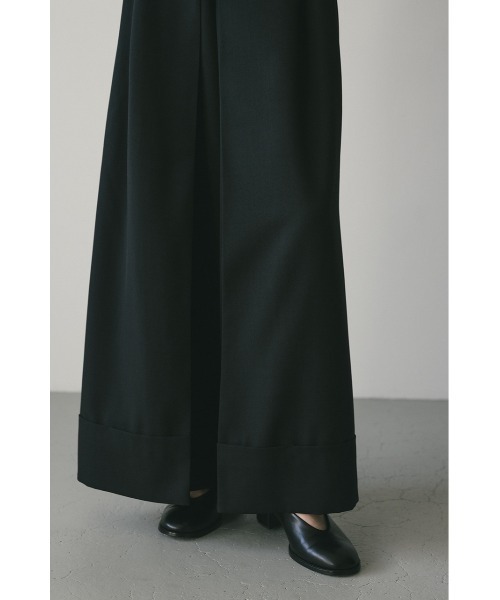 STYLEMIXER（スタイルミキサー）の「ディープタックワイドパンツ　【春服】新作（スラックス・レディース・ベージュ/アイボリー/ブラック・SMALL/MEDIUM）」の22枚目の写真