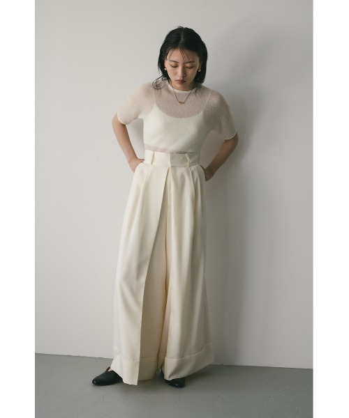 HMKIさん専用 ディープタックワイドパンツ 【春服】新作（スラックス