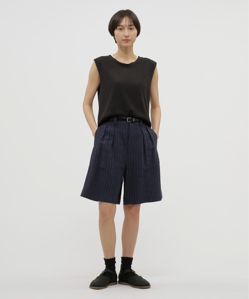 MARGARET HOWELL(マーガレットハウエル)の「COTTON LINEN RAMIE(ニット/セーター・レディース・ブラック/オレンジ系その他3・2)」の4枚目の写真