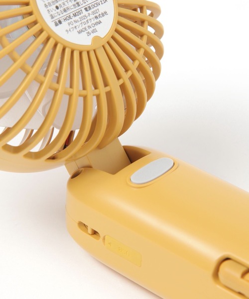 niko and...（ニコアンド）の「オリジナル ニコロゴ ダブルファン（アウトドアグッズ・レディース・イエロー/ブルー・0）」の12枚目の写真