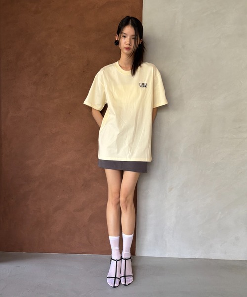 FUULLY STUDIO(フーリィーステューディオ)の「FUULLY STUDIOオリジナルT(Tシャツ/カットソー・レディース・ネイビー/ピンク/ホワイト/ライトイエロー・FREE)」の14枚目の写真