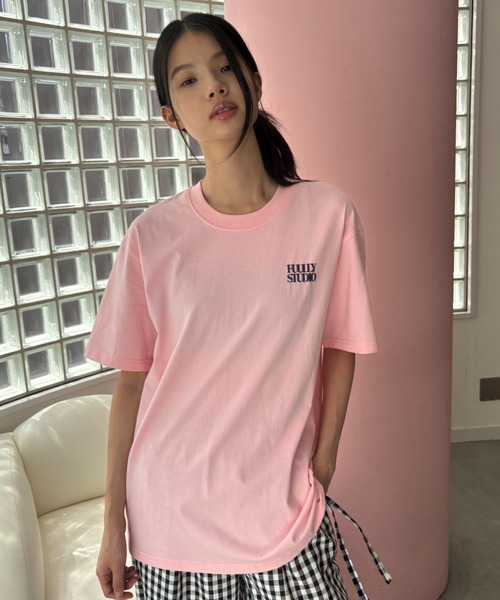 FUULLY STUDIO(フーリィーステューディオ)の「FUULLY STUDIOオリジナルT(Tシャツ/カットソー・レディース・ネイビー/ピンク/ホワイト/ライトイエロー・FREE)」の15枚目の写真