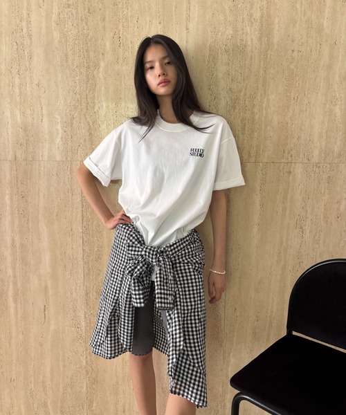FUULLY STUDIO(フーリィーステューディオ)の「FUULLY STUDIOオリジナルT(Tシャツ/カットソー・レディース・ネイビー/ピンク/ホワイト/ライトイエロー・FREE)」の8枚目の写真