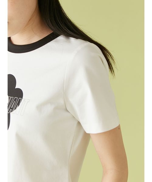 LILY BROWN(リリーブラウン)の「【LILY BROWN×MARY QUANT】グリッターロゴリンガーTシャツ(Tシャツ/カットソー・レディース・ホワイト/レッド・FREE)」の11枚目の写真