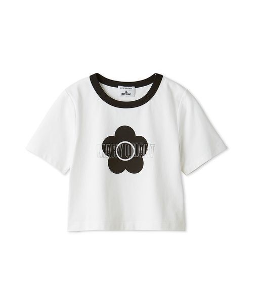 LILY BROWN(リリーブラウン)の「【LILY BROWN×MARY QUANT】グリッターロゴリンガーTシャツ(Tシャツ/カットソー・レディース・ホワイト/レッド・FREE)」の16枚目の写真