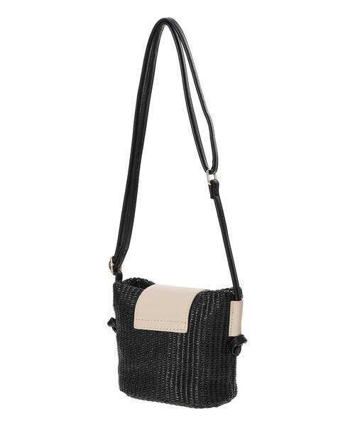 Te chichi TERRASSE(テチチテラス)の「雑材ミニショルダーバッグ《2025summer catalog item》(ハンドバッグ・レディース・オフホワイト/ブラック・F)」の17枚目の写真