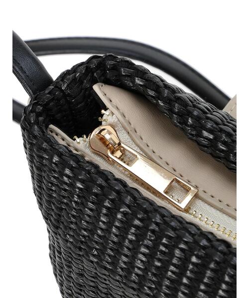 Te chichi TERRASSE(テチチテラス)の「雑材ミニショルダーバッグ《2025summer catalog item》(ハンドバッグ・レディース・オフホワイト/ブラック・F)」の13枚目の写真