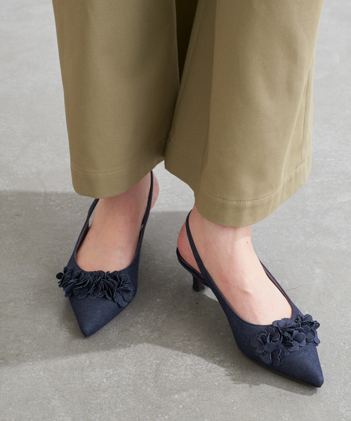 フラワー Hangisi パンプス アウトレット】【ラスト1点】MANOLO BLAHNIK マノロ ブラニク