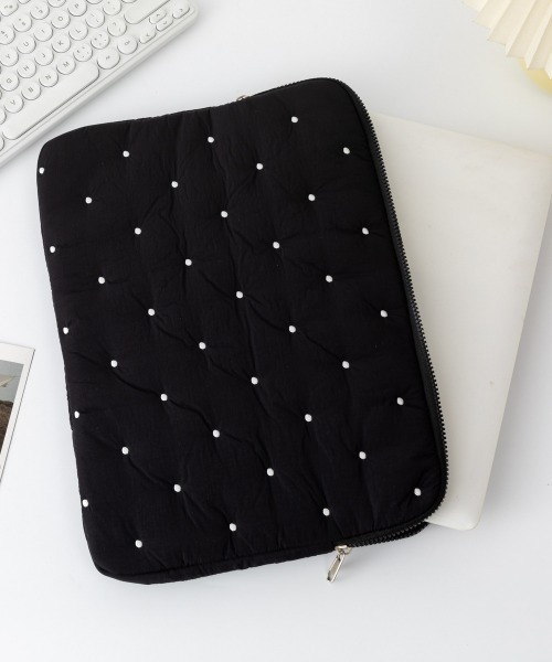 paravion（パラビオン）の「タブレットケース（ハンドバッグ・レディース・ホワイト/ブラック・FREE）」の5枚目の写真