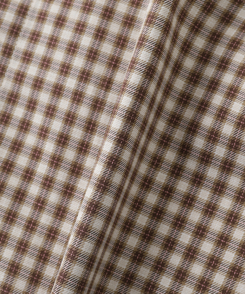 BOTT シャツ　茶色XL BOTT（ボット）の「BoTT / ボット Multi Check S/S Shirt