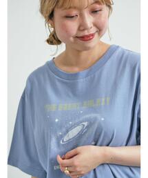 ギャラクシープリントTシャツ