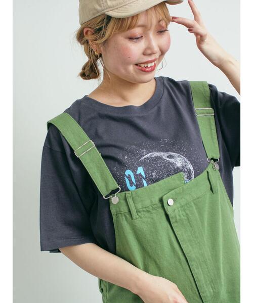 SM2(エスエムツー)の「ギャラクシープリントTシャツ(Tシャツ/カットソー・レディース・ブルー/オフホワイト/ブラック・F)」の3枚目の写真