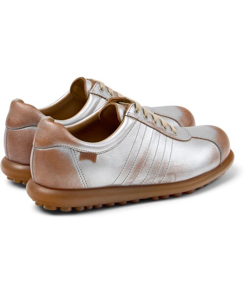 CAMPER（カンペール）の「[カンペール] PELOTAS ARIEL / レザースニーカー（スニーカー・レディース・シルバー・25.0cm/23.5cm/23.0cm）」の3枚目の写真
