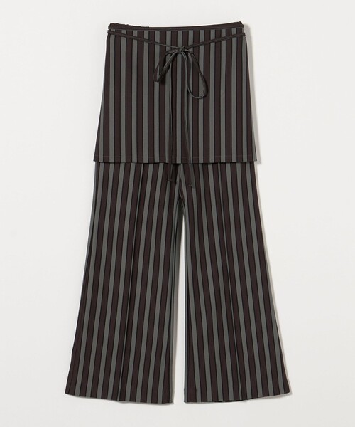 TO UNITED ARROWS（トゥーユナイテッドアローズ）の「【別注】＜CURRENTAGE for TO UNITED ARROWS＞ストライプ パンツ（その他パンツ・レディース・ダークブラウン・FREE）」の11枚目の写真