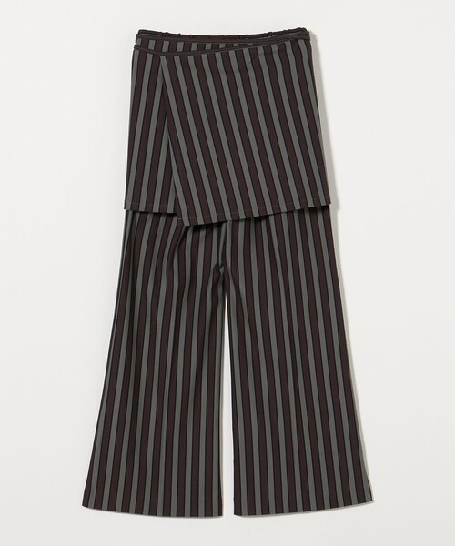 TO UNITED ARROWS（トゥーユナイテッドアローズ）の「【別注】＜CURRENTAGE for TO UNITED ARROWS＞ストライプ パンツ（その他パンツ・レディース・ダークブラウン・FREE）」の12枚目の写真