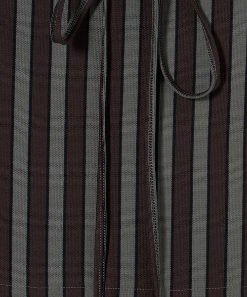 TO UNITED ARROWS（トゥーユナイテッドアローズ）の「【別注】＜CURRENTAGE for TO UNITED ARROWS＞ストライプ パンツ（その他パンツ・レディース・ダークブラウン・FREE）」の16枚目の写真