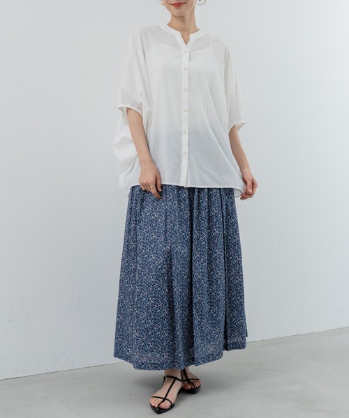 refinedworks（リファインドワークス）の「【refinedworks】体型カバー も叶う リラックス シャツ（シャツ/ブラウス・レディース・ホワイト/オレンジ/ブラック・FREE）」の16枚目の写真