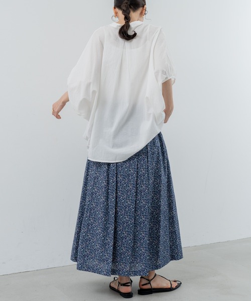 refinedworks（リファインドワークス）の「【refinedworks】体型カバー も叶う リラックス シャツ（シャツ/ブラウス・レディース・ホワイト/オレンジ/ブラック・FREE）」の19枚目の写真