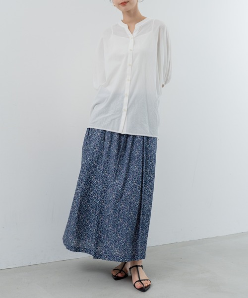 refinedworks（リファインドワークス）の「【refinedworks】体型カバー も叶う リラックス シャツ（シャツ/ブラウス・レディース・ホワイト/オレンジ/ブラック・FREE）」の21枚目の写真