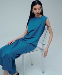 【美品♡】UNITED ARROWS ノースリーブ ワンピース フリー ブルー UNITED ARROWS｜ユナイテッドアローズのワンピース（ブルー