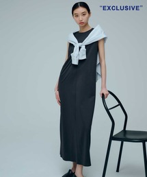【KANEMASA PHIL./カネマサフィル】別注 46G dress/Iラインロングノースリーブワンピース
