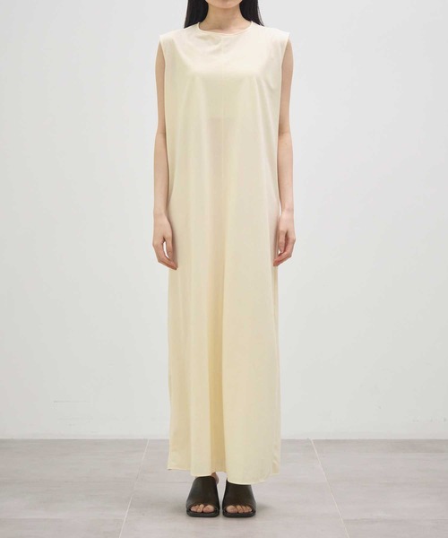 KANEMASA PHIL.(カネマサフィル)の「【KANEMASA PHIL./カネマサフィル】別注 46G dress/Iラインロングノースリーブワンピース(ワンピース・レディース・イエロー/ブラウン/ブラック/ブルー・SMALL/MEDIUM)」の9枚目の写真