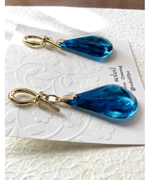tone(トーン)の「【Le soleil】ドイツ製アクリル ドロップピアス(MA)(ピアス(両耳用)・レディース・その他4/その他1/その他2/その他3・FREE)」の5枚目の写真
