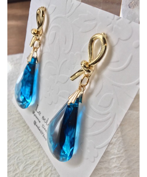 tone(トーン)の「【Le soleil】ドイツ製アクリル ドロップピアス(MA)(ピアス(両耳用)・レディース・その他4/その他1/その他2/その他3・FREE)」の6枚目の写真