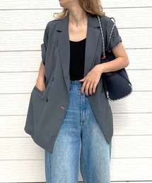 ダブルブレストジレジャケット