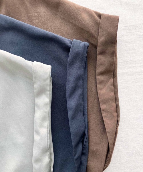 Q（キュー）の「ダブルブレストジレジャケット（テーラードジャケット・レディース・チャコールグレー/オリーブ/ベージュ・MEDIUM）」の15枚目の写真