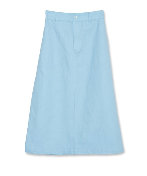 LA MARINE FRANCAISE（マリン フランセーズ）の「コットンリネンスタンダードスカート（スカート・レディース・サックスブルー/ホワイト/グリーン・0/1）」の3枚目の写真