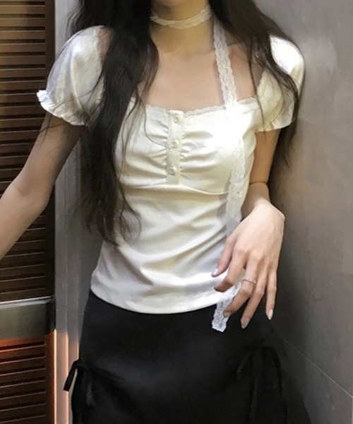 夏のお出かけにぴったり！ レーストップス♪女子会・デートにオススメ 春夏コーデ❤️レーストップス 女子会 デート 普段着 お出かけ