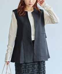 LAVEANGE | 【好機能シリーズ】抗菌/防臭/防シワ/メロウフリルベスト(ベスト)