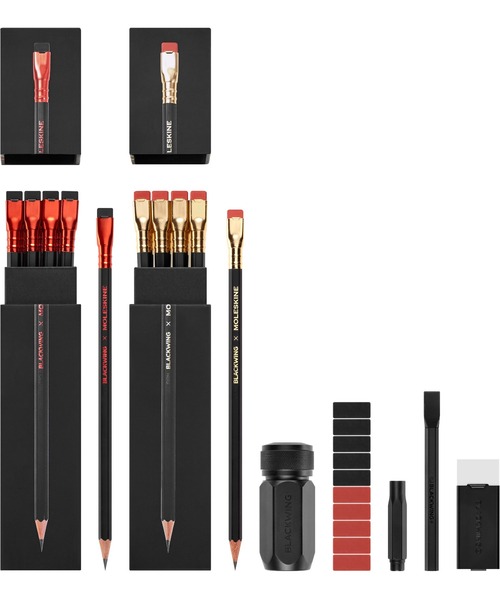 ブラックウイング×モレスキン グラファイトラバーズ セット Blackwing