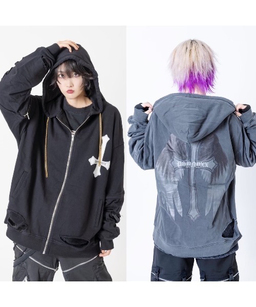 う*ー様 PSYNYXX プシュニクス ピグメント 2wayクロス羽パーカー う*ー様 PSYNYXX プシュニクス ピグメント 2wayクロス羽パーカー