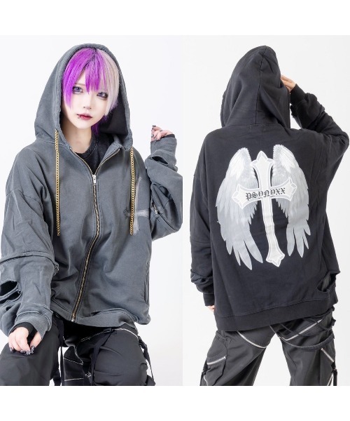 CLANDESTINE INDUSTRIES パーカー Sサイズ DIESEL ディーゼル パーカー メンズ ブランド プルオーバー S