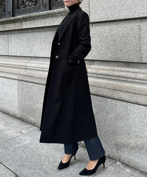 JENNE(ジェンヌ)の「モダンロングジャケット(その他アウター・レディース・キャメル/レッド/グレー/ブラック・SMALL/MEDIUM/LARGE)」の6枚目の写真
