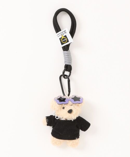 コード ストラップ付き ボア ファー アニマル マスコット マルチ