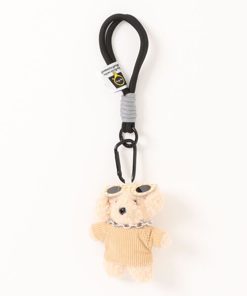 コード ストラップ付き ボア ファー アニマル マスコット マルチ