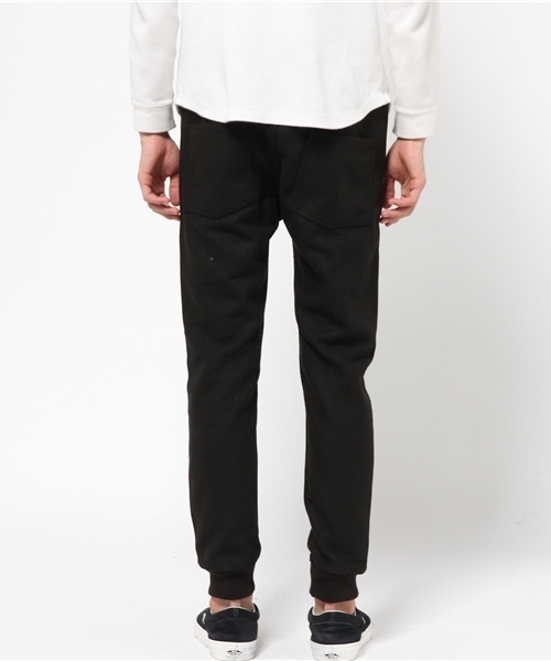 VENCEEXCHANGE（ヴァンスエクスチェンジ）の「ウール ジョガーパンツ10L       （その他パンツ・メンズ・ブラック/チャコールグレー・LARGE/MEDIUM）」の4枚目の写真