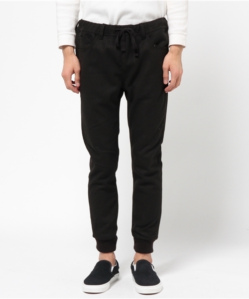 VENCEEXCHANGE（ヴァンスエクスチェンジ）の「ウール ジョガーパンツ10L       （その他パンツ・メンズ・ブラック/チャコールグレー・LARGE/MEDIUM）」の5枚目の写真