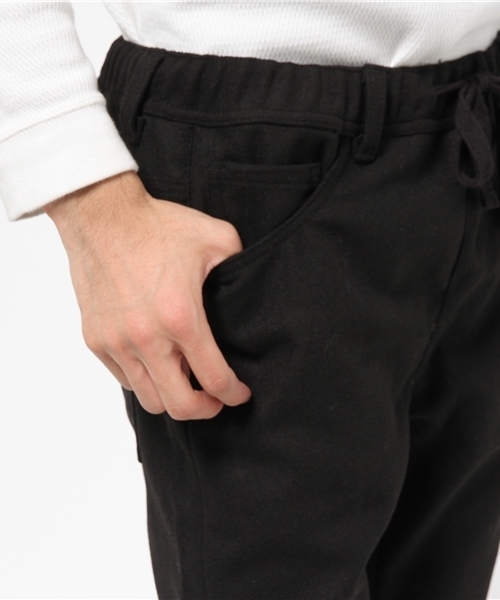 VENCEEXCHANGE（ヴァンスエクスチェンジ）の「ウール ジョガーパンツ10L       （その他パンツ・メンズ・ブラック/チャコールグレー・LARGE/MEDIUM）」の8枚目の写真