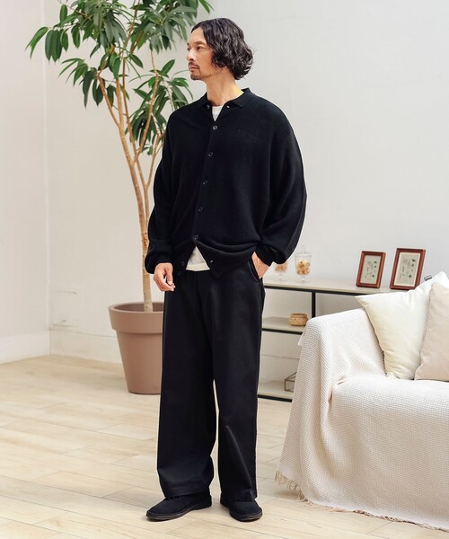 UNIVERSAL OVERALL（ユニバーサルオーバーオール）の「【別注】UNIVERSAL OVERALL / ワイド パンツ（その他パンツ・メンズ・ベージュ/ブラック・S/M/L/XL）」の19枚目の写真