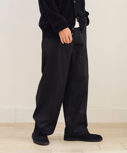 UNIVERSAL OVERALL（ユニバーサルオーバーオール）の「【別注】UNIVERSAL OVERALL / ワイド パンツ（その他パンツ・メンズ・ベージュ/ブラック・S/M/L/XL）」の20枚目の写真