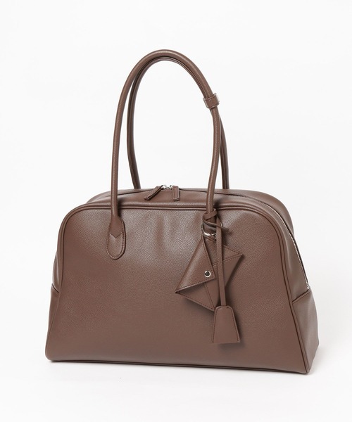 LOWRYS FARM（ローリーズファーム）の「チャームツキＢＩＧボストン　581122（ショルダーバッグ・レディース・ブラック/ブラウン・FREE）」の10枚目の写真