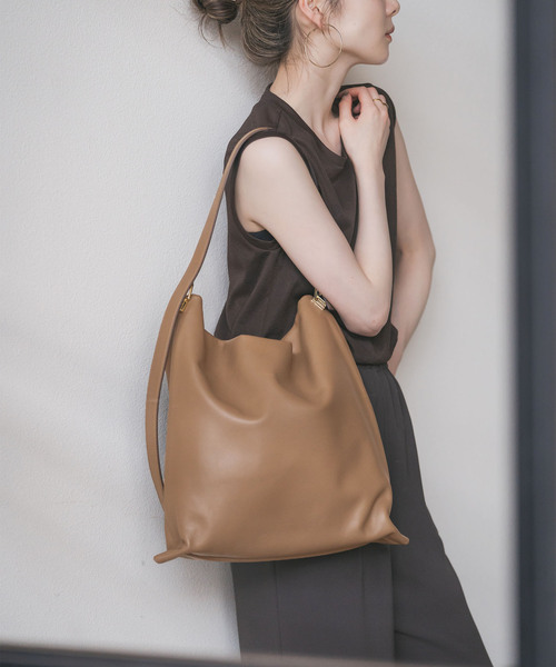 Noble（ノーブル）の「《追加》PUNTI./プンティ GRAFT-TOTE L（トートバッグ・レディース・ブラック/ブラウン・FREE）」の9枚目の写真