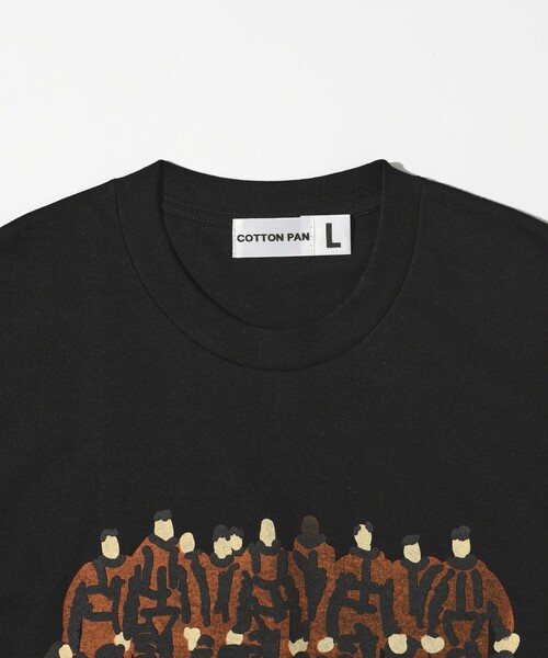 cotton pan（コットンパン）の「COTTON PAN/コットンパン スタンバーオイル フロントプリントTシャツ / CP25AW-FH001（Tシャツ/カットソー・メンズ・ブラック/ホワイト・L/M）」の17枚目の写真