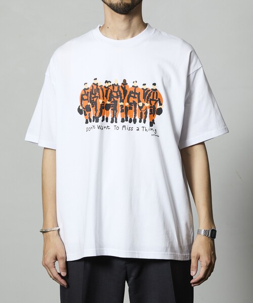 cotton pan（コットンパン）の「COTTON PAN/コットンパン スタンバーオイル フロントプリントTシャツ / CP25AW-FH001（Tシャツ/カットソー・メンズ・ブラック/ホワイト・L/M）」の7枚目の写真